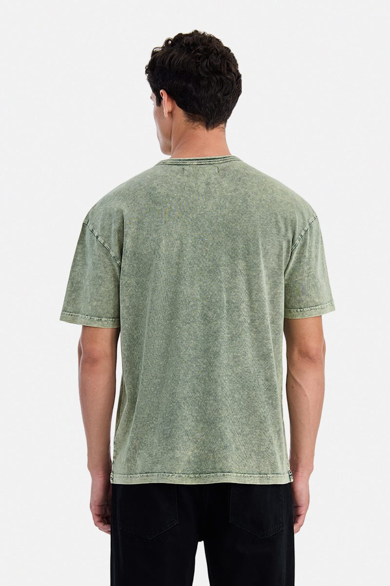 100% cotton Vintage Sage Pocket Tee